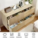 Ekatra Storage 47.2'' W Unfinished 4 - Drawer Dresser - Image 5