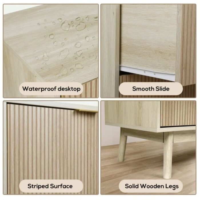 Ekatra Storage 47.2'' W Unfinished 4 - Drawer Dresser - Image 6