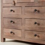 Mysore Charm Solid Elegant Teak Wood Sideboard with Drawers 100cm - Image 4