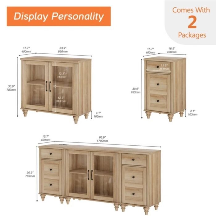 Aaranya Grace 66.9'' Sideboard - Image 11