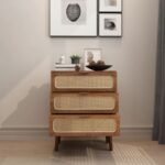 ZyraNest 3 Drawer 23.6" W Chest Dresser