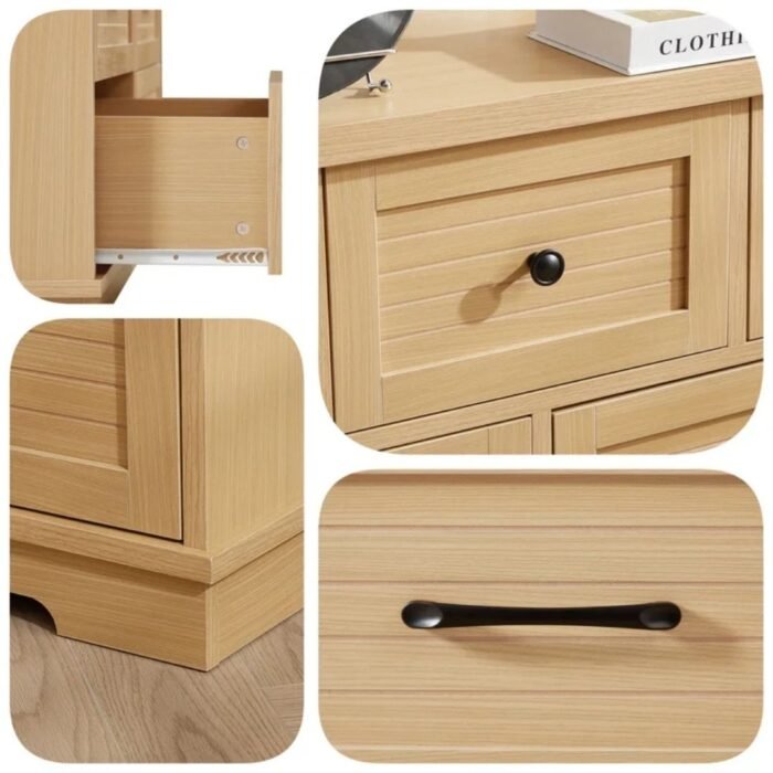 Nivriti Luxe 46.8'' W 7 - Drawer Dresser, Farmhouse Chest Of Drawers For Bedroom - Image 7
