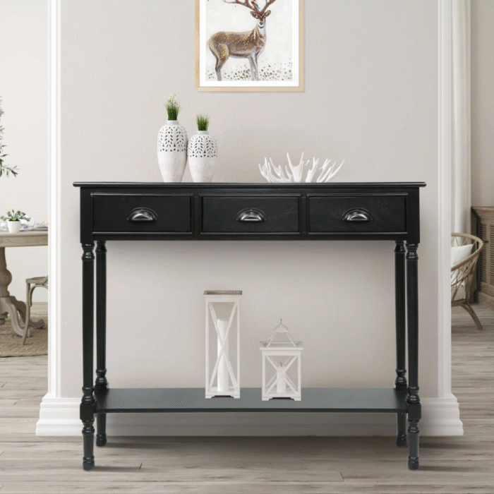 Praveshika 39.5'' Solid Wood Console Table - Image 1