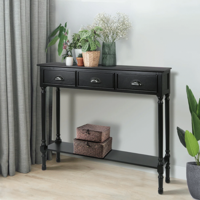 Praveshika 39.5'' Solid Wood Console Table - Image 2