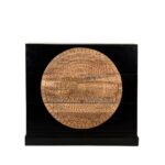 Jharokha Tribal Handcarved Chest Minimalist Design with Tribal Motif 120cm - Image 5