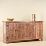 Mysore Heritage Carved Sideboard Natural Elegance 180cm