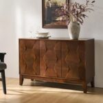 Nivaan Edge 45'' Sideboard With Solid Wood Legs - Image 2