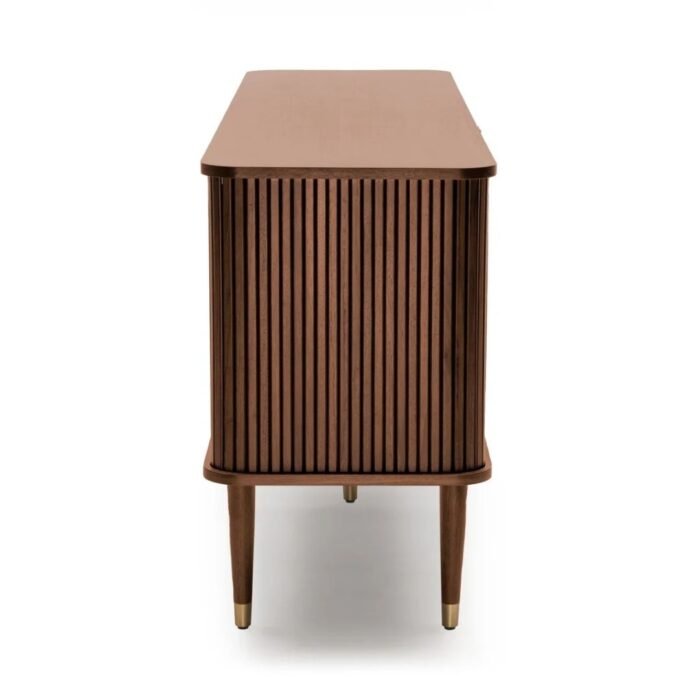 Samriddhi Edge 63" Wood Sideboard with 3 Drawer Mid Century Modern - Image 7