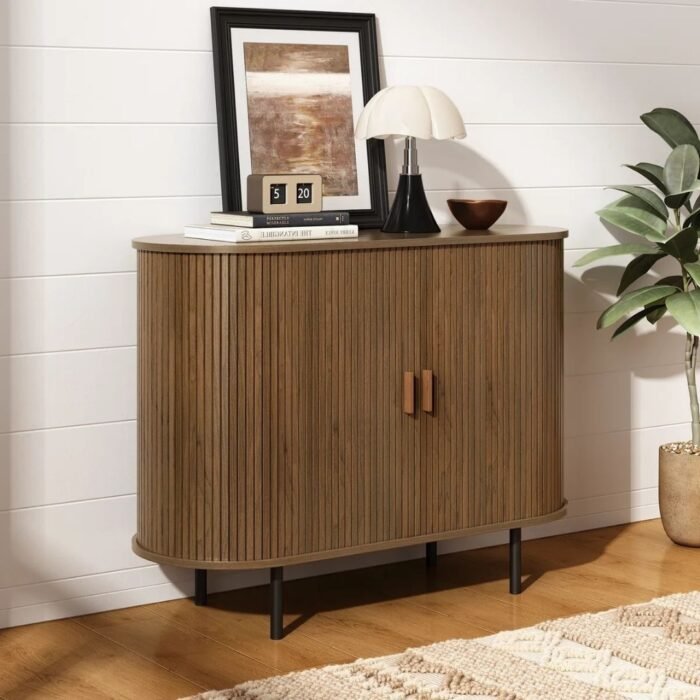 Sumukh Aura 40'' Sideboard Storage Cabinet With Doors And Shelves - Credenza Storage Cabinet - Image 1