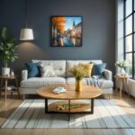 Mandala Edge Solid Wood Coffee Table - Image 4