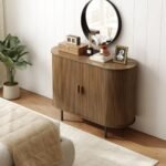 Sumukh Aura 40'' Sideboard Storage Cabinet With Doors And Shelves - Credenza Storage Cabinet - Image 2