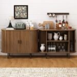 Sumukh Aura 40'' Sideboard Storage Cabinet With Doors And Shelves - Credenza Storage Cabinet - Image 5