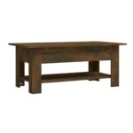 Aakar Wood Frame Single Coffee Table With Storage - Image 3