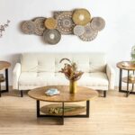 Mandala Edge Solid Wood Coffee Table - Image 10