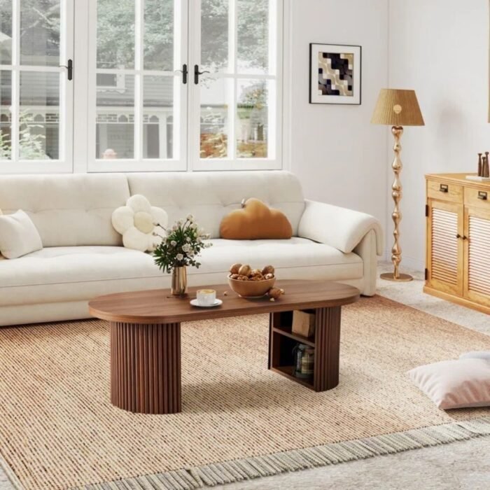 Saanjh Glow Coffee Table With Storage - Image 2
