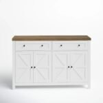 Dhara Nest 55.1" Modern Sideboard Buffet, Credenza With Storage Cabinets - Image 2