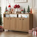 Saras Luxe Cabinets With Sliding Tambour Door - Image 2