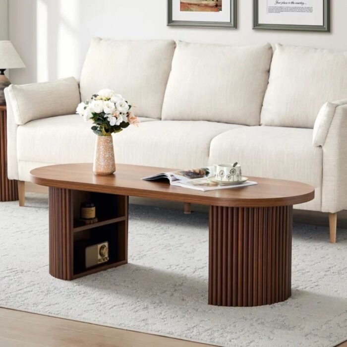 Saanjh Glow Coffee Table With Storage - Image 3
