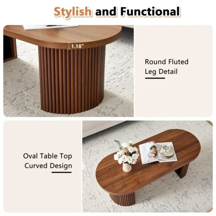 Saanjh Glow Coffee Table With Storage - Image 4