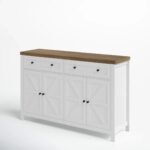Dhara Nest 55.1" Modern Sideboard Buffet, Credenza With Storage Cabinets - Image 3