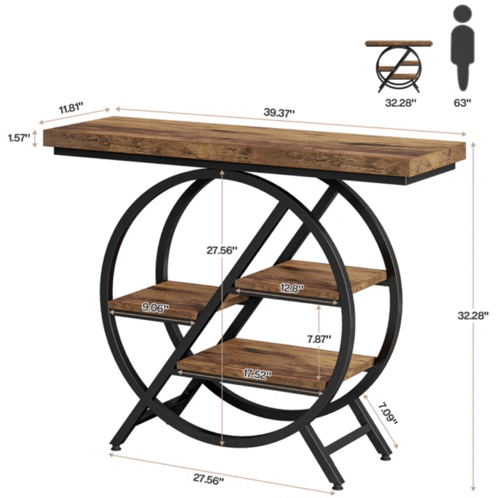 Vedi 39.4'' Console Table - Image 8