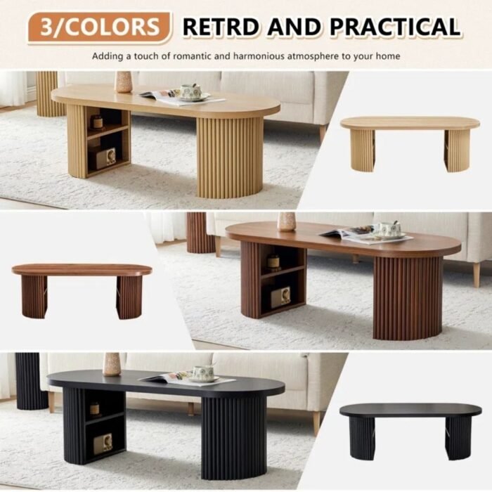 Saanjh Glow Coffee Table With Storage - Image 7