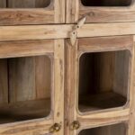 CrystalEdge Elegant Modern Showcase Made Of Reclaimed Wood 212cm - Image 5