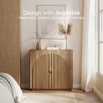 Shanaya Curve Arched Doors Sideboard Buffet Cabinet with Storage - Image 4
