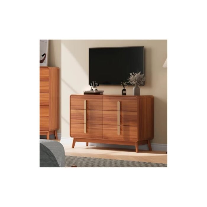 Avighna Modern Modern Dresser,6 Drawer Dresser With Storage,chest Of Drawers - Image 2