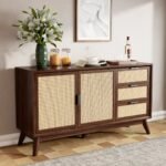 Neeraj Glow 58" 3 Drawer Sideboard Fully Assembled