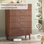 Utsav Luxe 5 Drawer 31.5" W Double Dresser, Modern Wood Drawer Double Dresser - Image 5