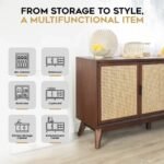 Neeraj Glow 58" 3 Drawer Sideboard Fully Assembled - Image 9