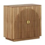 Shanaya Curve Arched Doors Sideboard Buffet Cabinet with Storage - Image 5