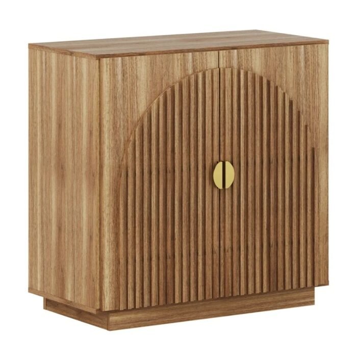 Shanaya Curve Arched Doors Sideboard Buffet Cabinet with Storage - Image 5