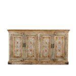 Utsav Hand Painted Bohemian Sideboard Reclaimed Wood 170cm - Image 5