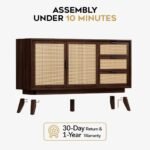 Neeraj Glow 58" 3 Drawer Sideboard Fully Assembled - Image 11