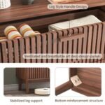 Utsav Luxe 5 Drawer 31.5" W Double Dresser, Modern Wood Drawer Double Dresser - Image 9