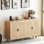 Nitya Grace 62.2'' Sideboard with 4 Rattan Doors - Image 2