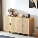 Nitya Grace 62.2'' Sideboard with 4 Rattan Doors - Image 3