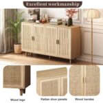 Nitya Grace 62.2'' Sideboard with 4 Rattan Doors - Image 6