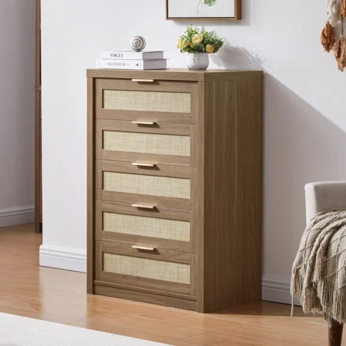 Aaranya 26.4" W 5 - Drawer Dresser - Image 1