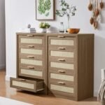 Aaranya 26.4" W 5 - Drawer Dresser - Image 2