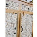 Aarambh Heritage hand Carved Sideboard 150cm - Image 6
