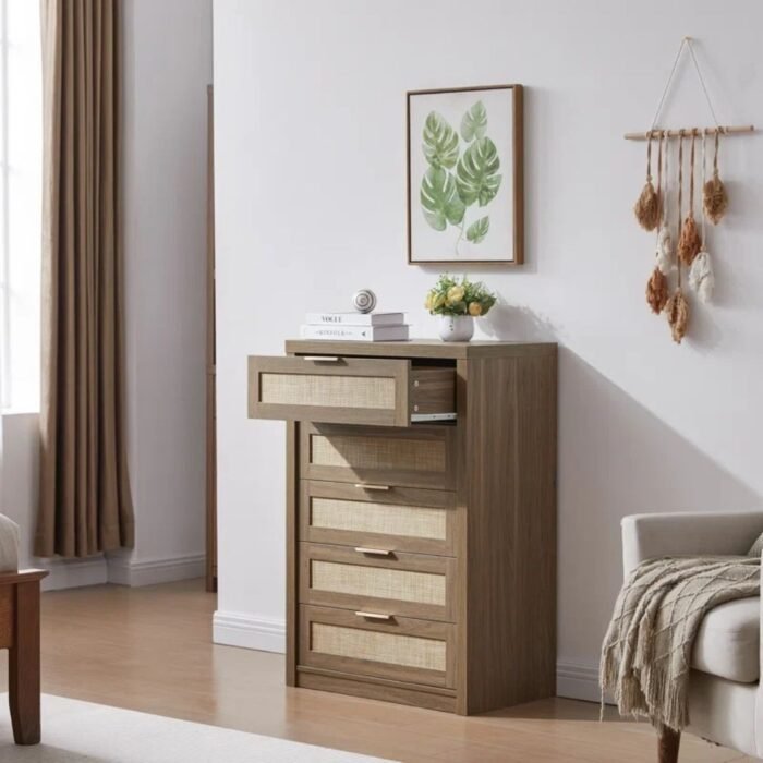 Aaranya 26.4" W 5 - Drawer Dresser - Image 7