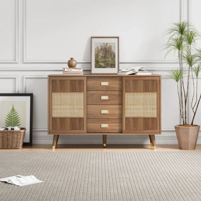 Kanika Curve 47.24'' Wide 3 Drawer Sideboard - Image 3