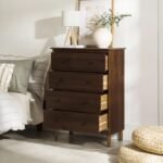 RaagaWood Solid Wood 4-Drawer Dresser - Image 3