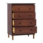 RaagaWood Solid Wood 4-Drawer Dresser - Image 4