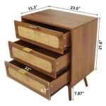 ZyraNest 3 Drawer 23.6" W Chest Dresser - Image 4