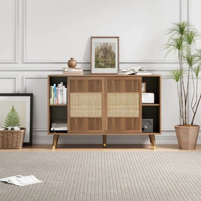 Kanika Curve 47.24'' Wide 3 Drawer Sideboard - Image 1
