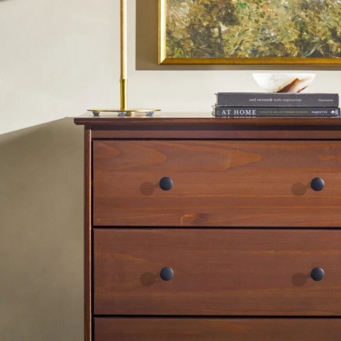 RaagaWood Solid Wood 4-Drawer Dresser - Image 7
